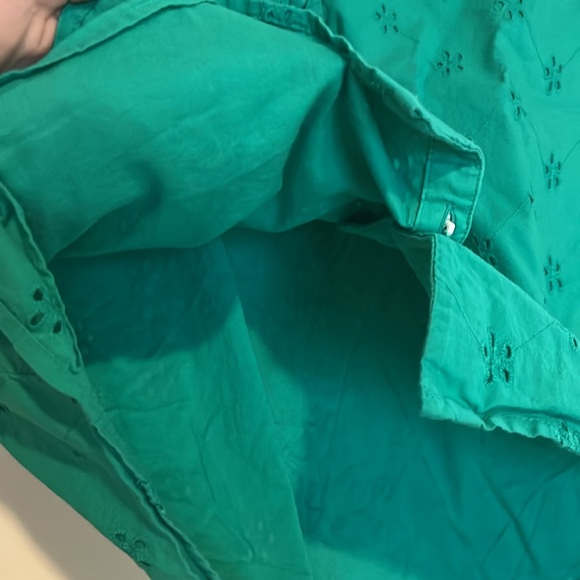 J Crew Factory Eyelet button-front shirt Size L - Picture 4 of 5